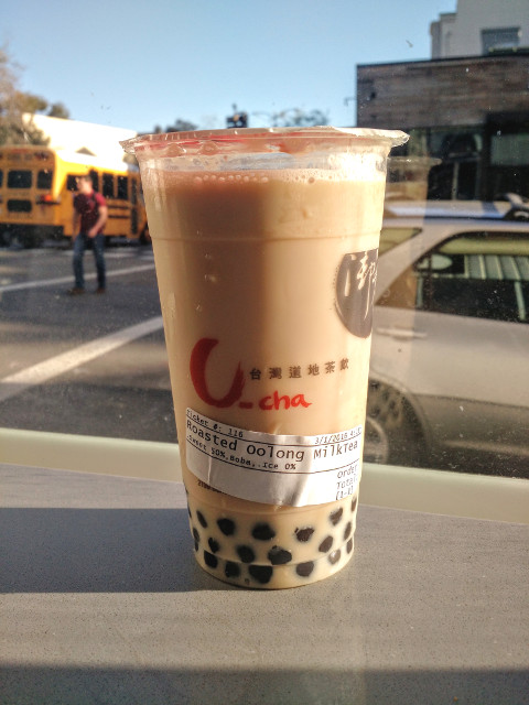 U-Cha, roasted oolong milk tea